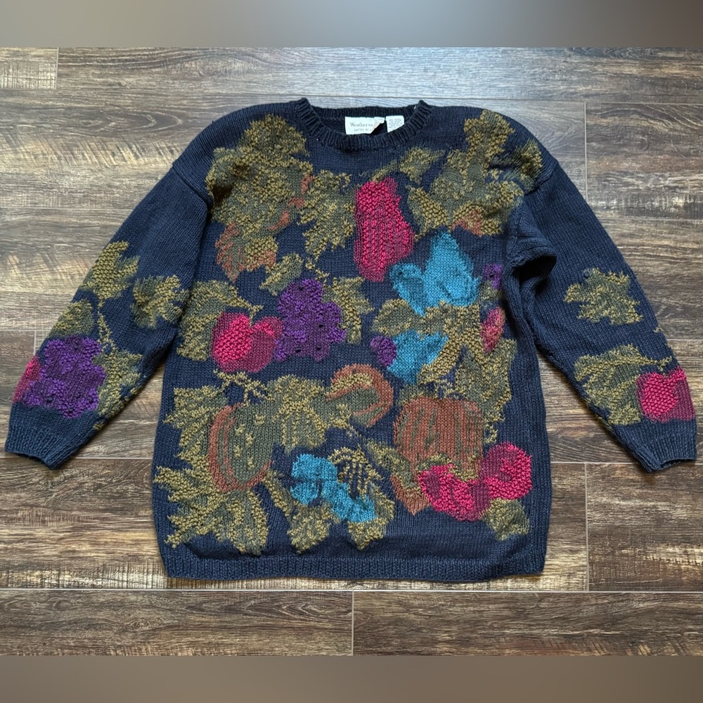 Weathervane Vintage Hand Knit Sweater Small